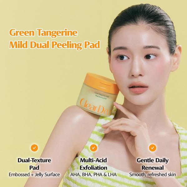 ClearDea. Green Tangerine Mild Dual Peeling Pad #2