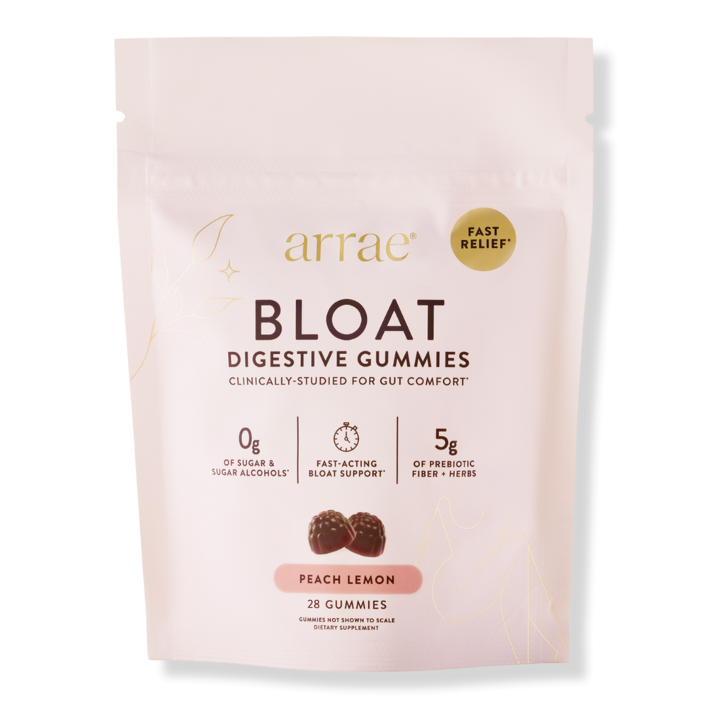 arrae Bloat Gummies: Fast-Acting Digestive Support Gummies - 28 ct