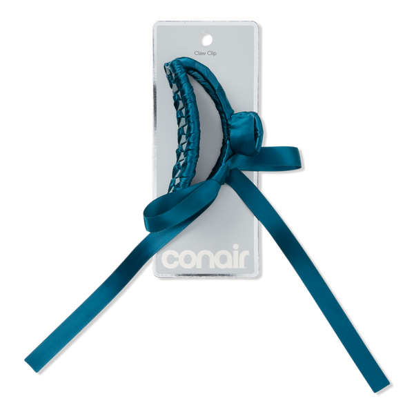 Conair Accessories Ribbon-Wrapped Claw Clip with Bow #1