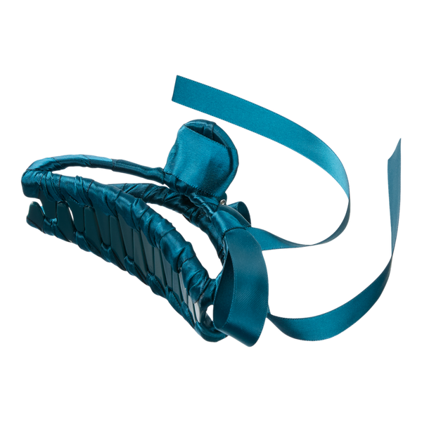 Conair Accessories Ribbon-Wrapped Claw Clip with Bow #4