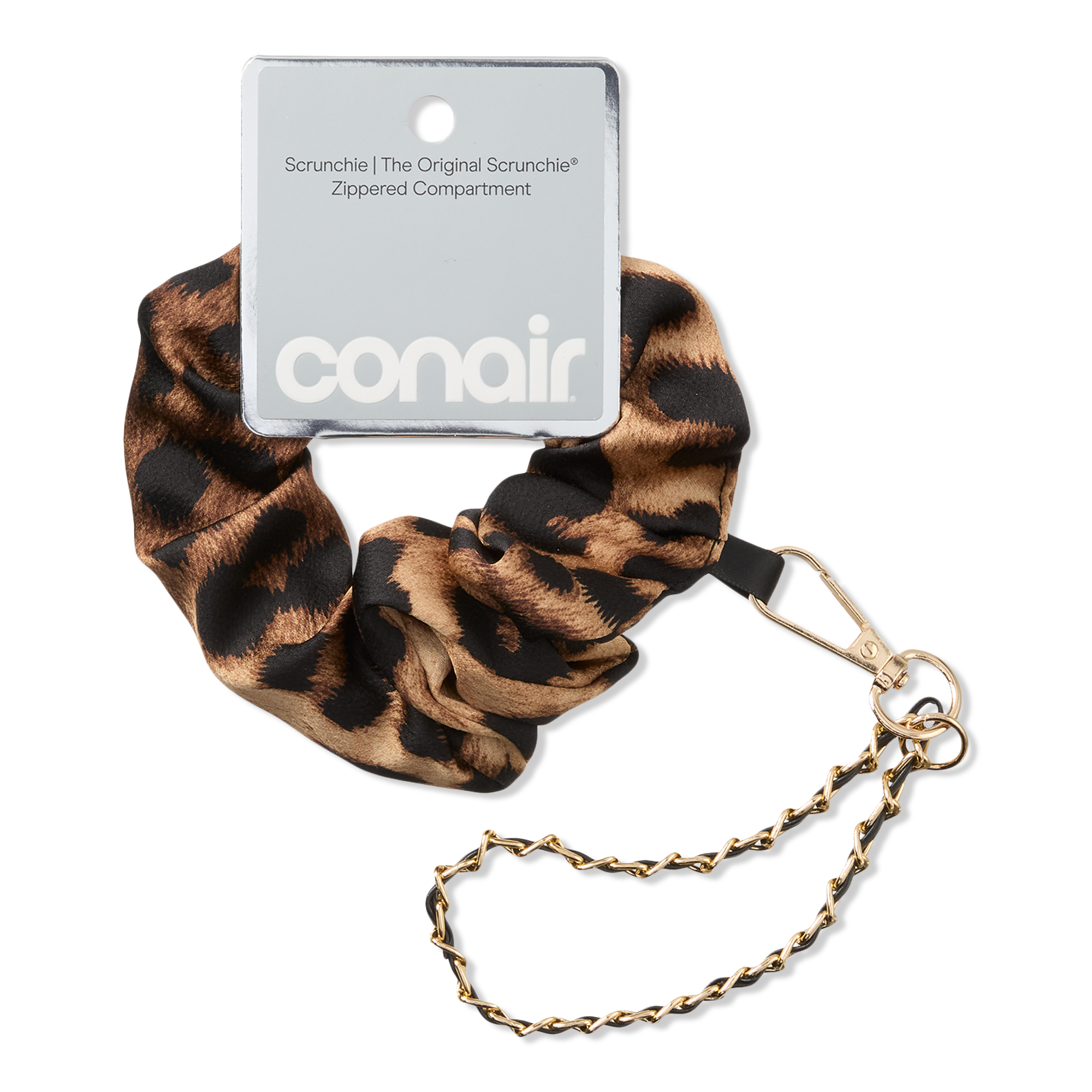 Conair Accessories Animal Scrunchie with Zipper and Chain #1