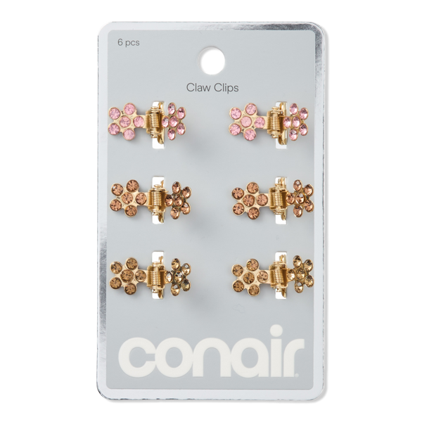 Conair Accessories Flower Claw Clip with Stones 6pk #1