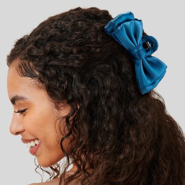 Conair Accessories Fabric-Wrapped Bow Claw Clip #4
