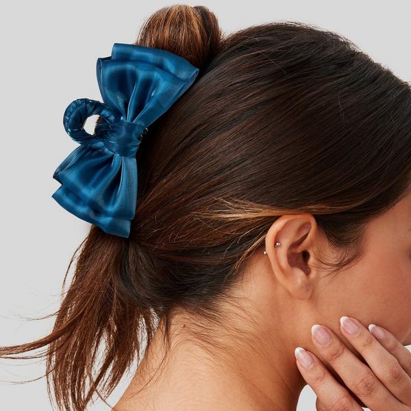 Conair Accessories Fabric-Wrapped Bow Claw Clip #6