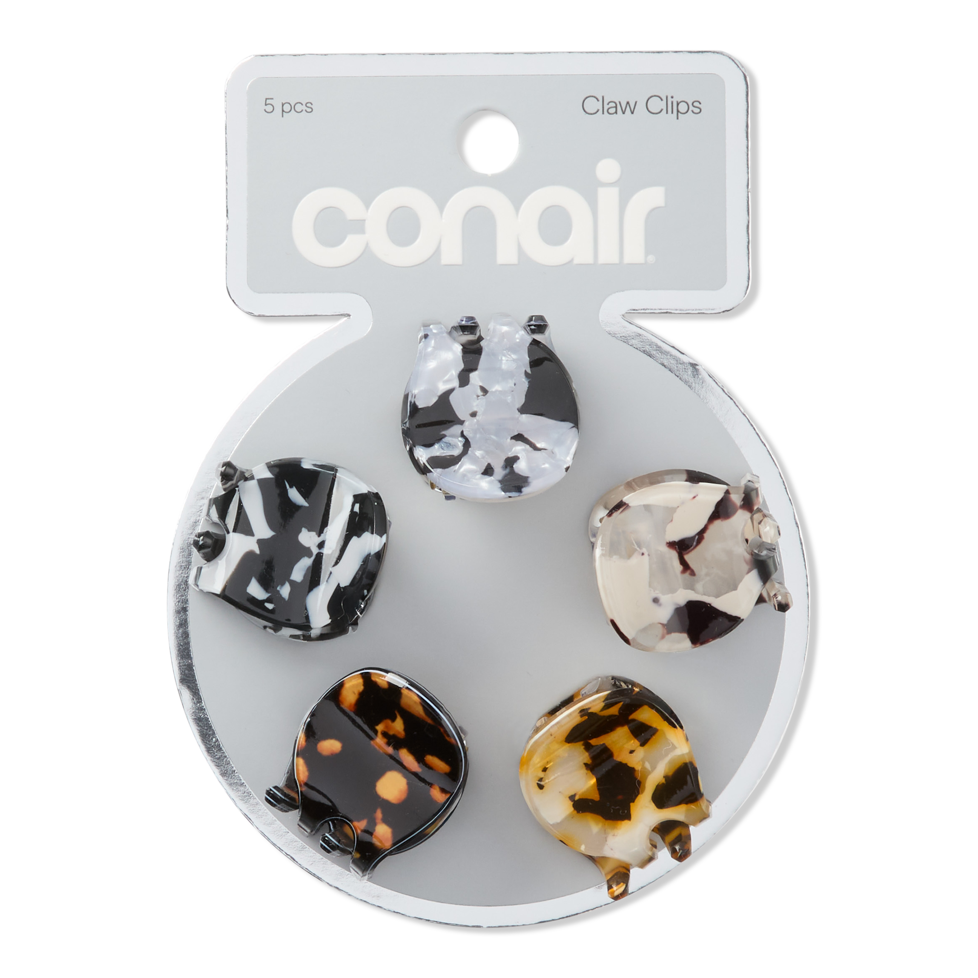 Conair Accessories Mini Acrylic Claw Clips 5 pk #1
