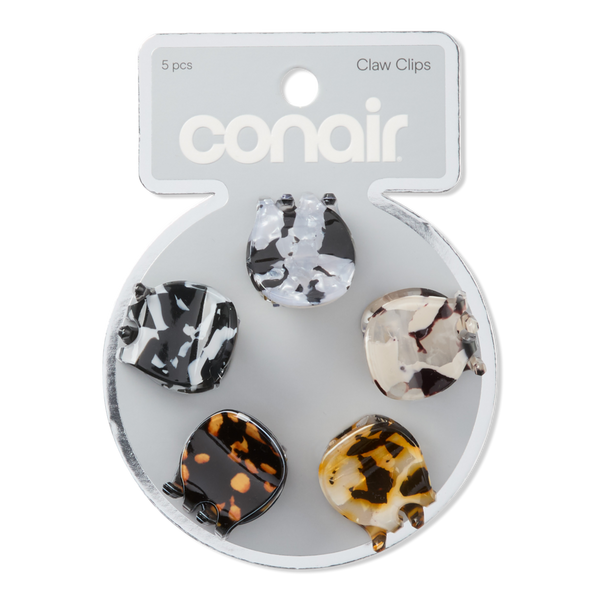 Conair Accessories Mini Acrylic Claw Clips 5 pk #1