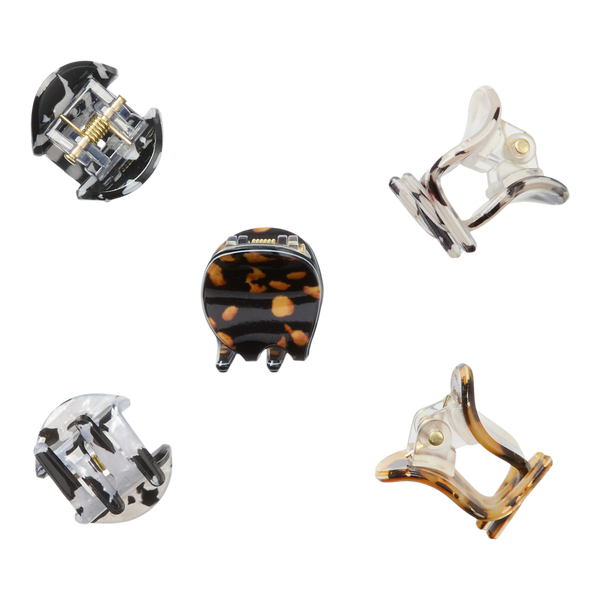 Conair Accessories Mini Acrylic Claw Clips 5 pk #2