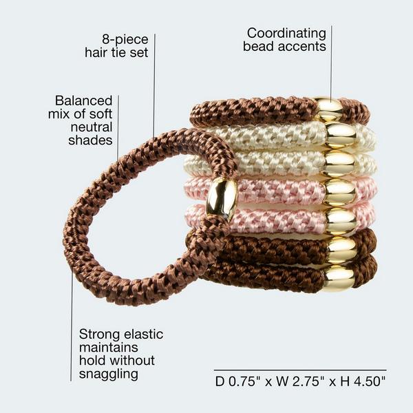 Conair Accessories Hair Ties with Beads 8 pk #3