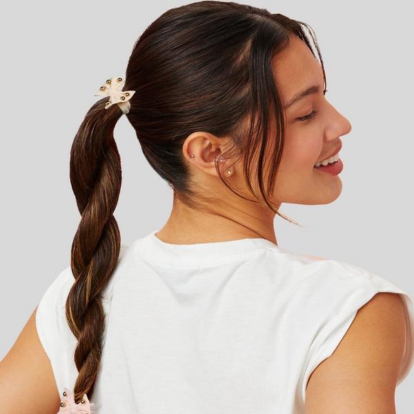 Conair Accessories Bow Ponytailers with Gold Beads 4 pk #6