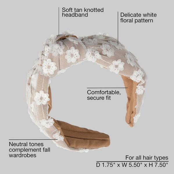 Conair Accessories Knotted Floral Headband #3