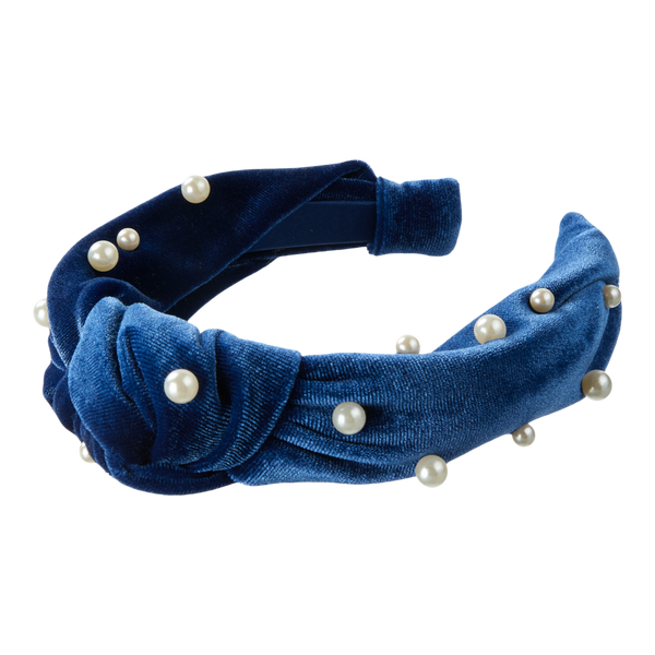Conair Accessories Knotted Velvet Headband with Pearl Accents #4