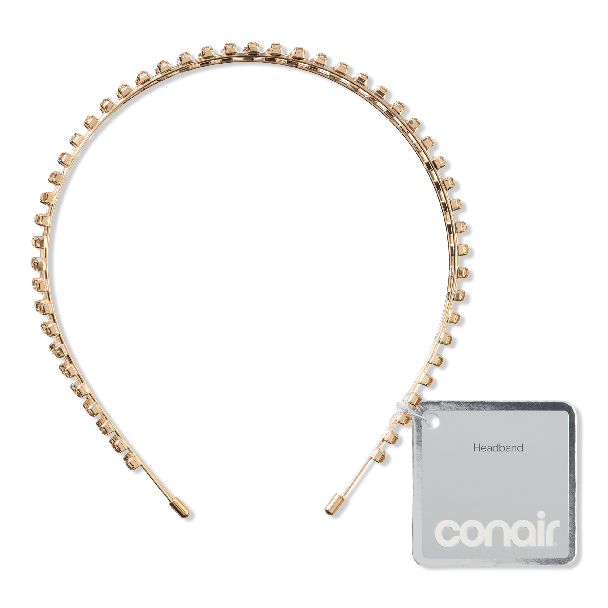Conair Accessories Double-Strand Headband with Smoke Quartz Stones #1