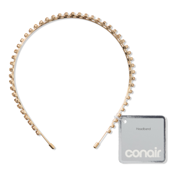 Conair Accessories Double-Strand Headband with Smoke Quartz Stones #1