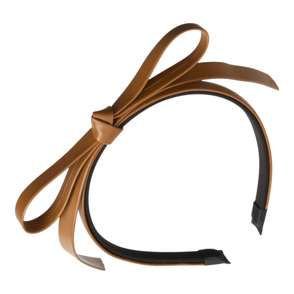 Conair Accessories Faux Leather Bow Headband #3