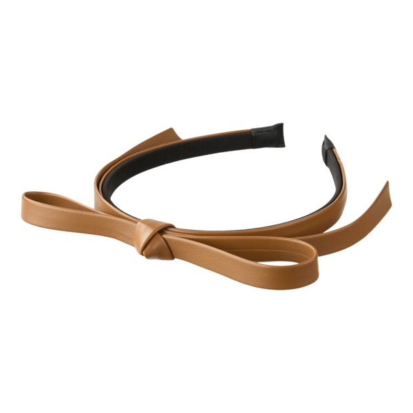 Conair Accessories Faux Leather Bow Headband #4