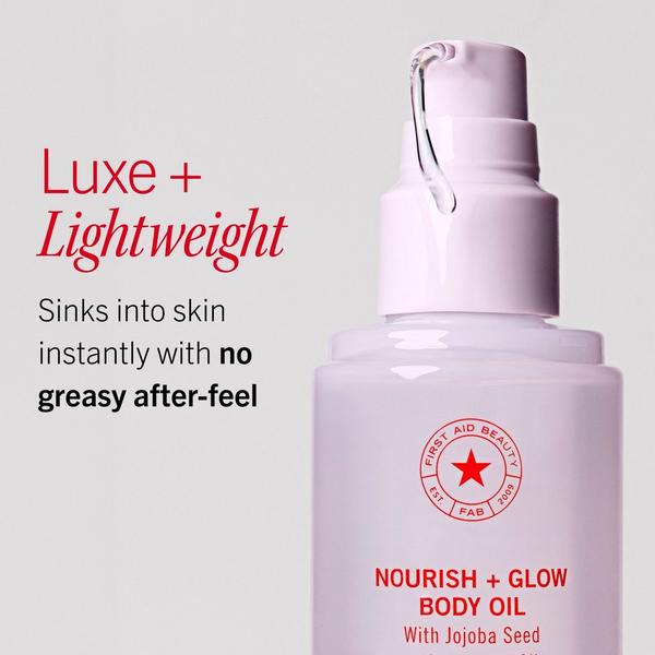 First Aid Beauty Nourish + Glow Body Oil with Jojoba Seed + Grapeseed Oil #5