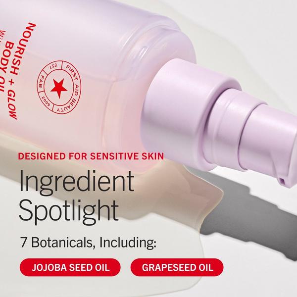 First Aid Beauty Nourish + Glow Body Oil with Jojoba Seed + Grapeseed Oil #6