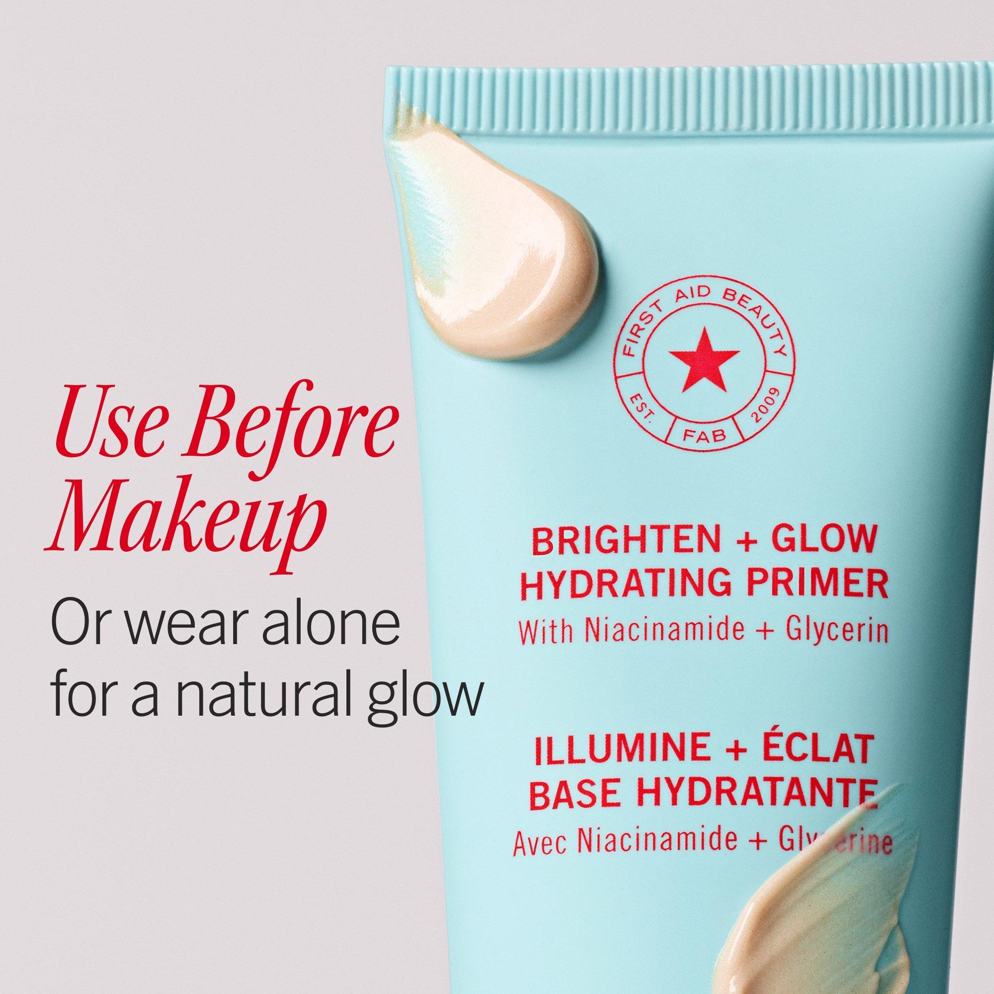 Увлажняющая база под макияж с ниацинамидом и глицерином First Aid Beauty Brighten + Glow — фото 7
