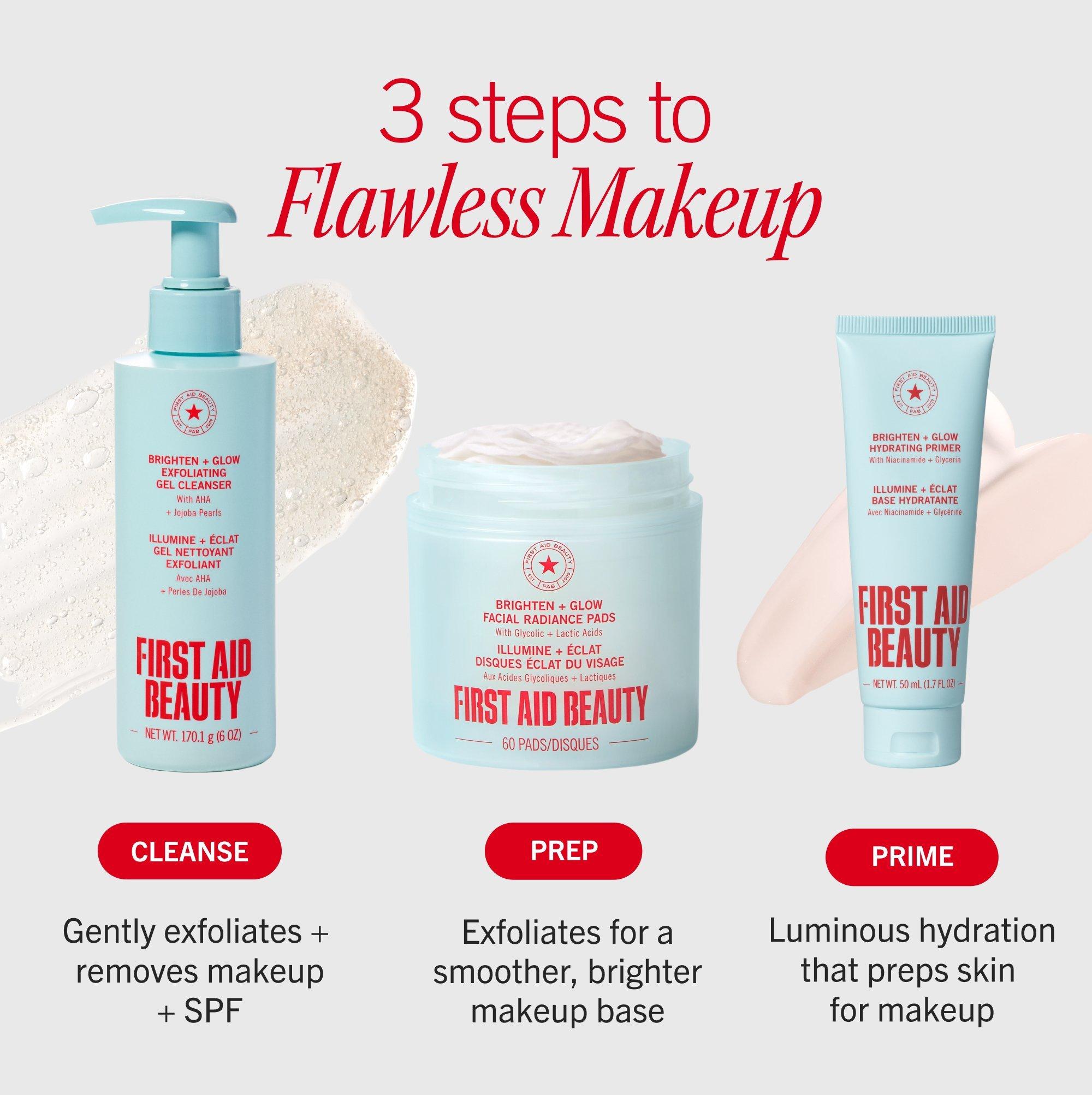 Увлажняющая база под макияж с ниацинамидом и глицерином First Aid Beauty Brighten + Glow — фото 8