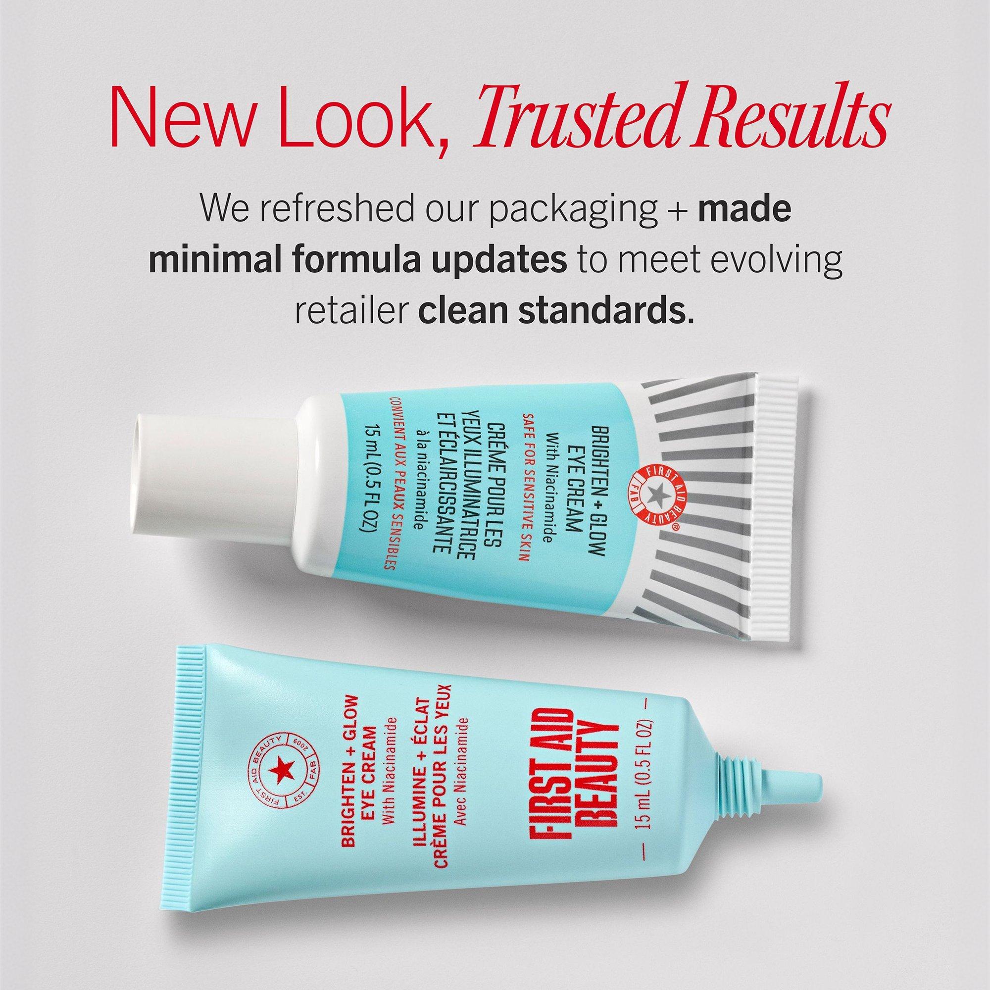 Крем для кожи вокруг глаз с ниацинамидом First Aid Beauty Brighten + Glow — фото 2