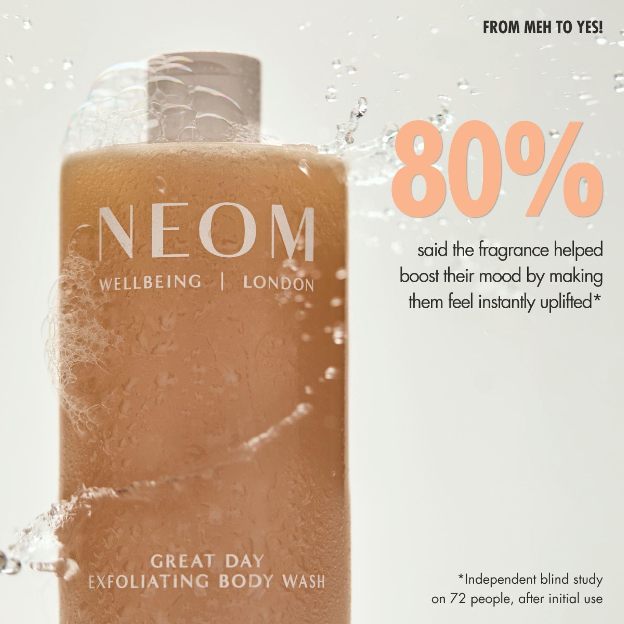 Отшелушивающий гель для душа Neom Wellbeing Great Day — фото 3