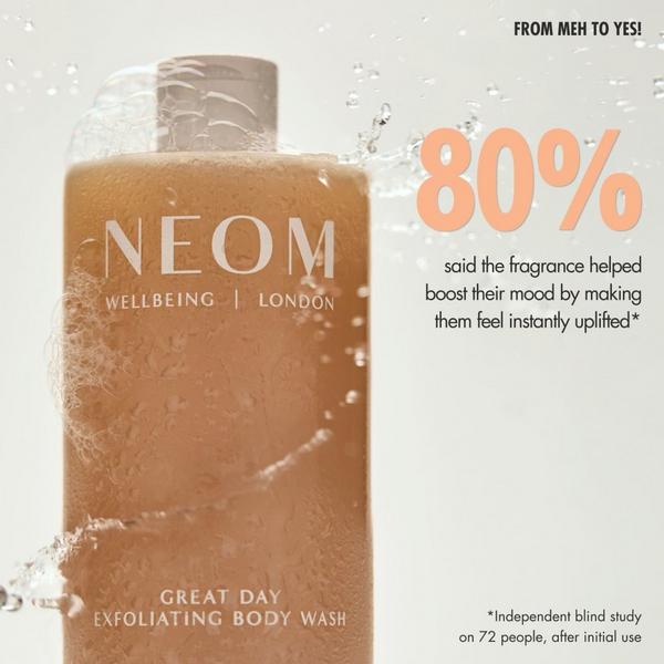 NEOM Wellbeing Great Day Exfoliating Body Wash #3