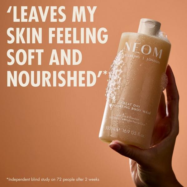 NEOM Wellbeing Great Day Exfoliating Body Wash #4