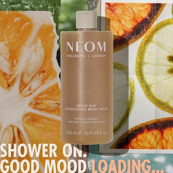 NEOM Wellbeing Great Day Exfoliating Body Wash #5