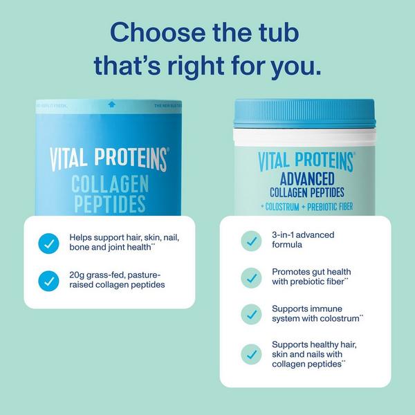 Vital Proteins Advanced Collagen Peptides + Colostrum + Prebiotic Fiber #4