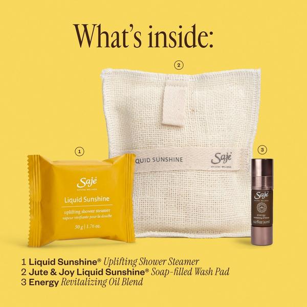 Saje Natural Wellness Bright Mornings Body Care & Energizing Kit #2