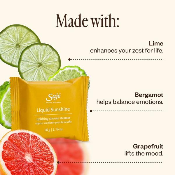 Saje Natural Wellness Bright Mornings Body Care & Energizing Kit #4