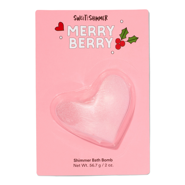 Sweet & Shimmer Merry Berry Heart Bath Fizzer #2