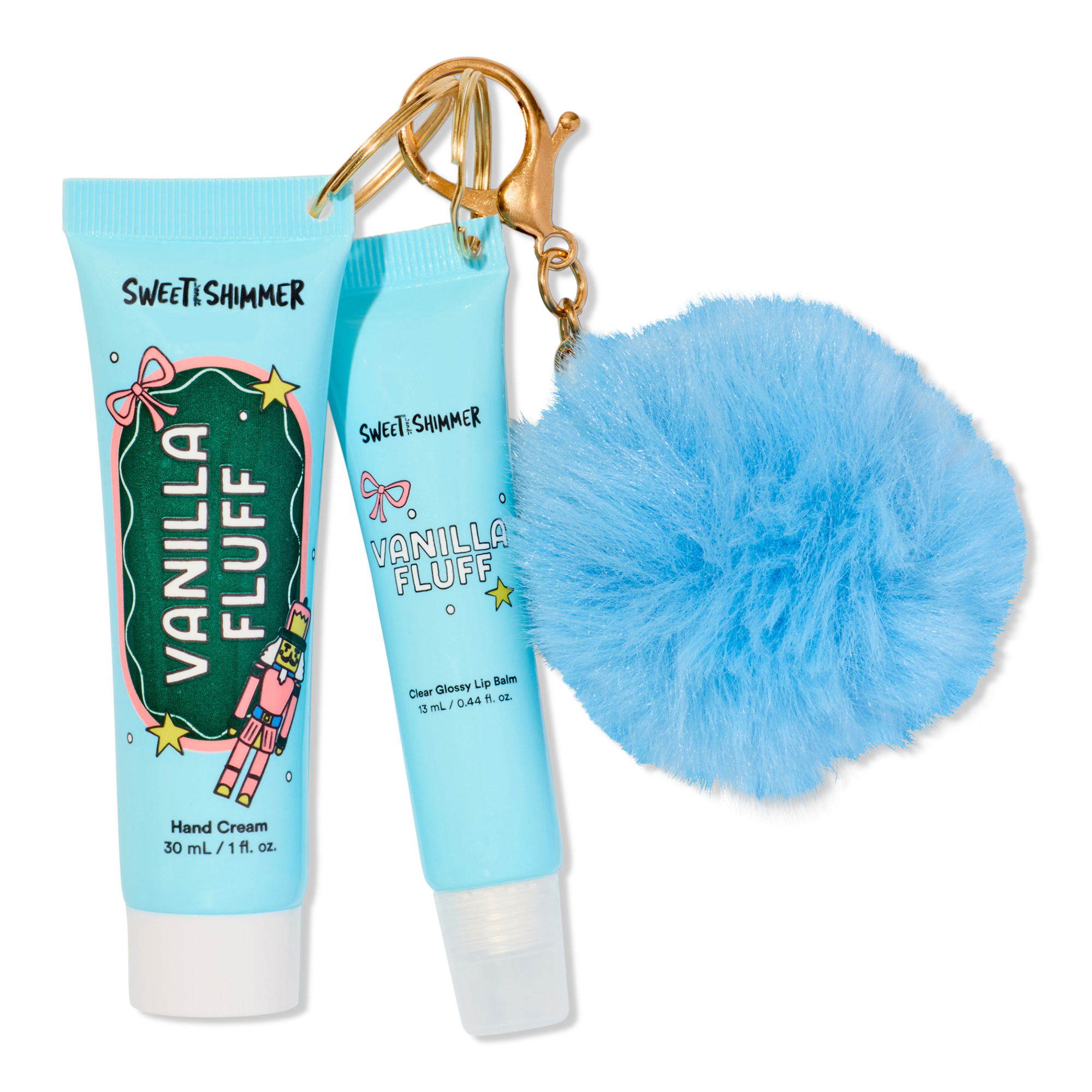 Брелок Sweet & Shimmer Vanilla Fluff Lip & Hand Keychain