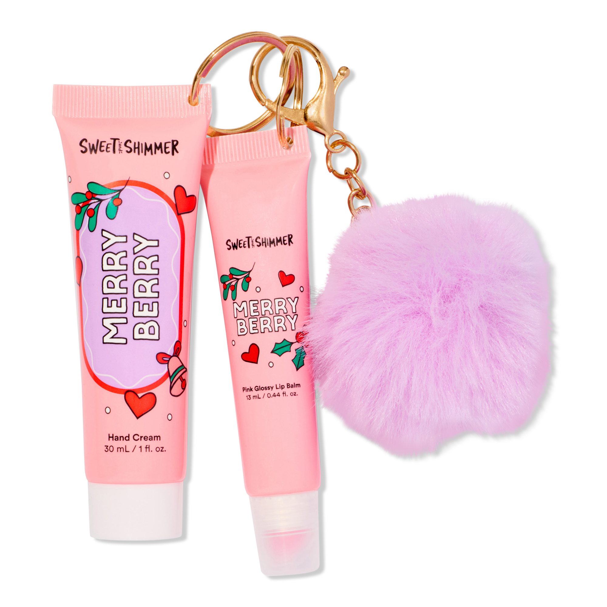 Брелок Sweet & Shimmer Merry Berry Lip & Hand Keychain