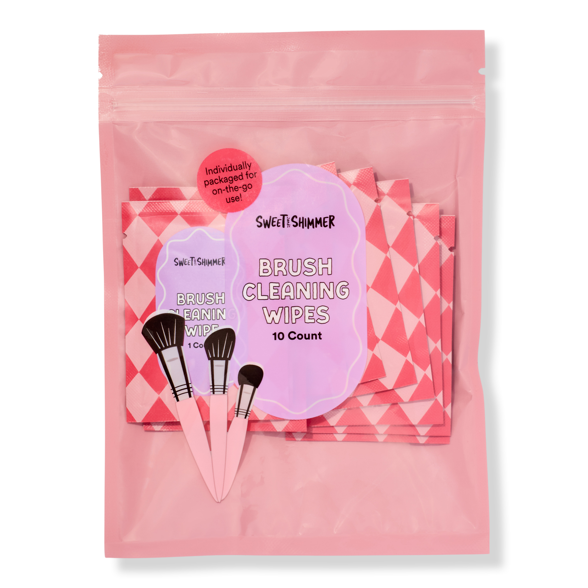 Салфетки для очистки кистей для макияжа Sweet & Shimmer