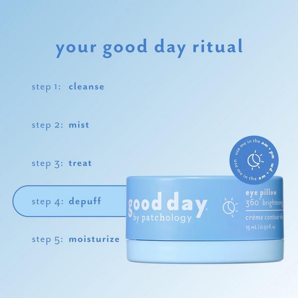 good day by Patchology Eye Pillow 360 Brightening Plush Eye Cream #8