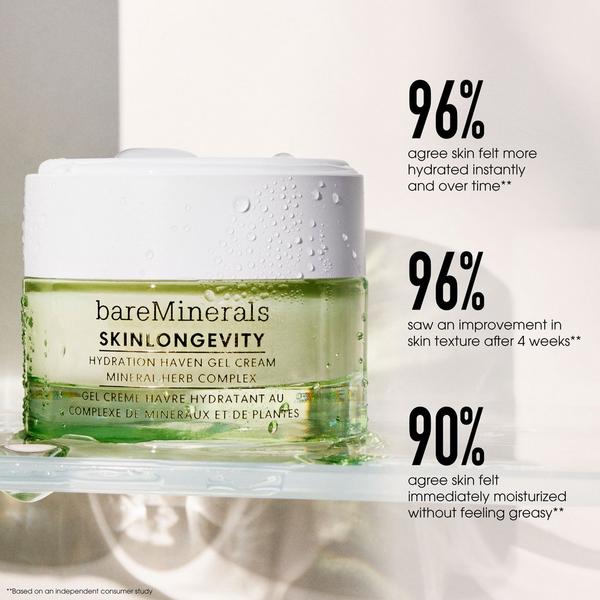 bareMinerals SKINLONGEVITY Hydration Haven Gel Cream with Niacinamide #6