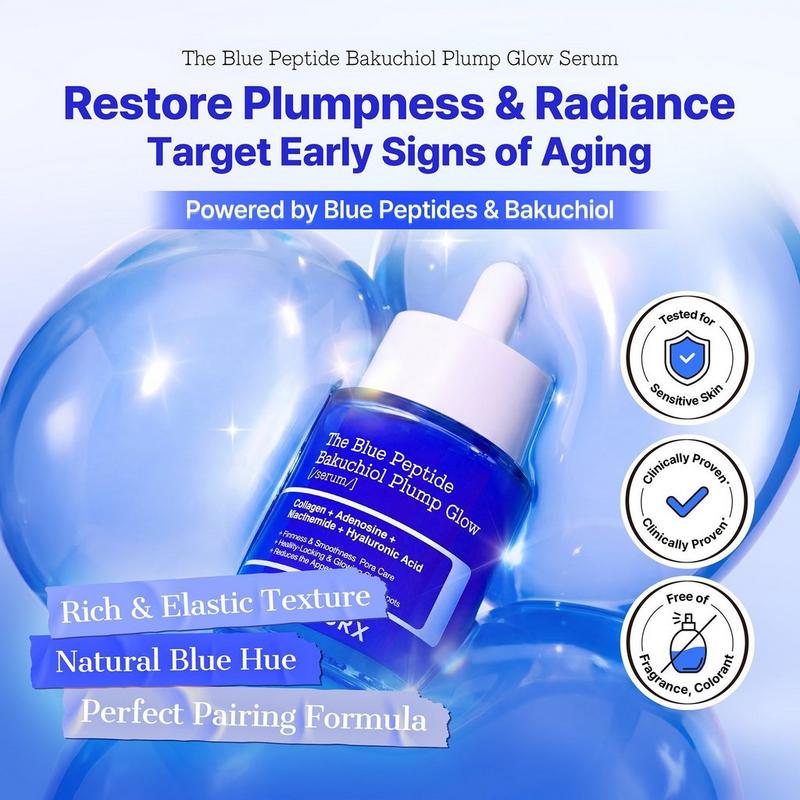 COSRX - The Blue Peptide Bakuchiol Plump Glow Serum | Ulta Beauty