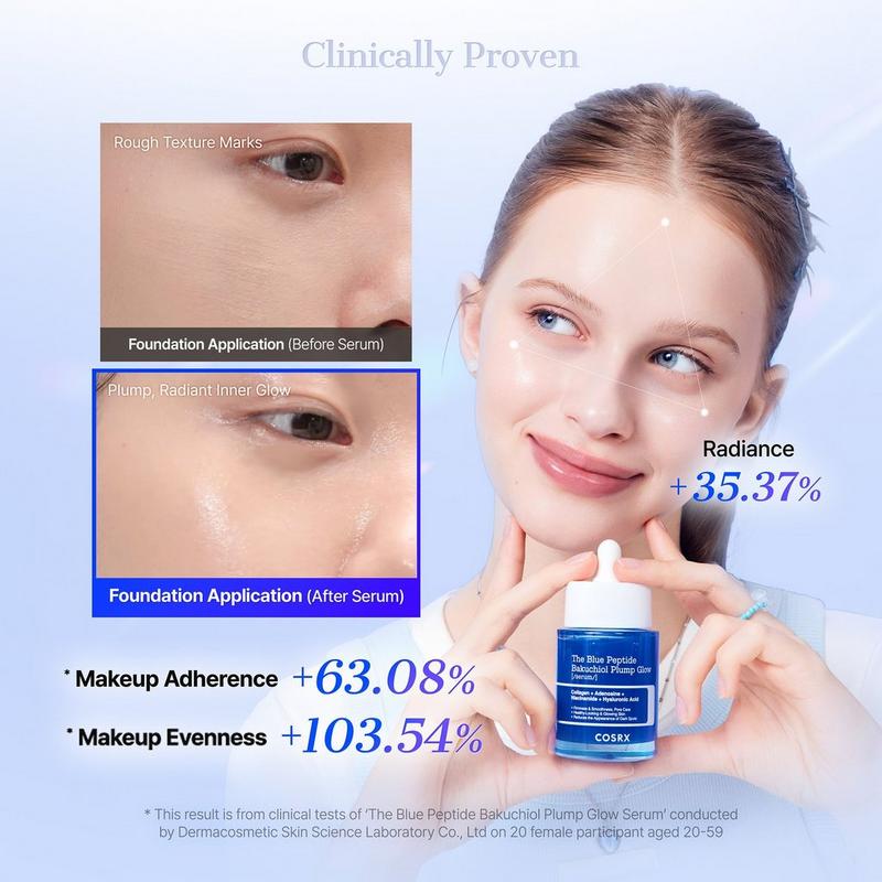 The Blue Peptide Bakuchiol Plump Glow Serum
