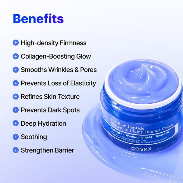 COSRX The Blue Peptide Bakuchiol Plump Bounce Cream #3