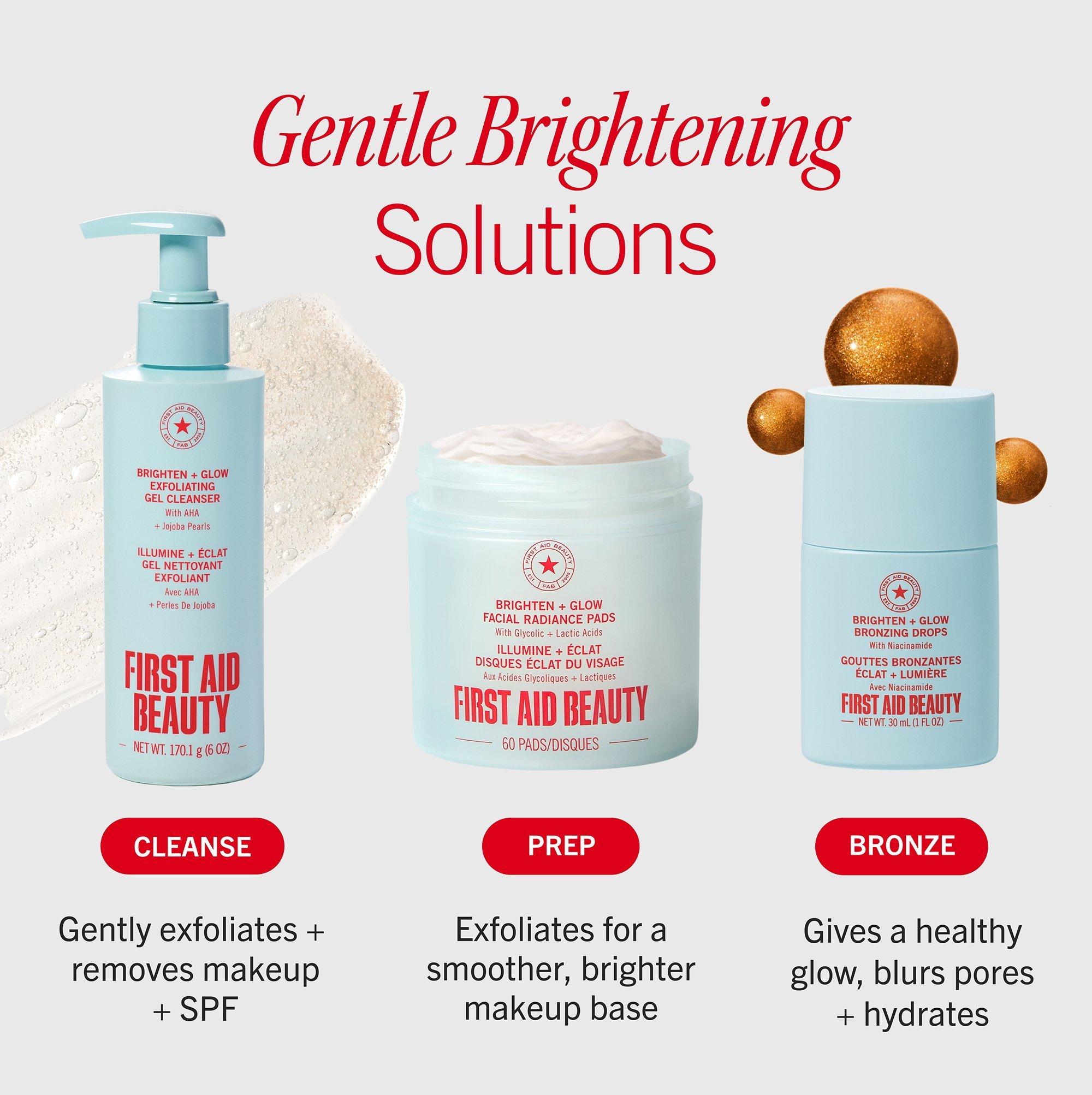 Бронзирующие капли с ниацинамидом First Aid Beauty Brighten + Glow — фото 8