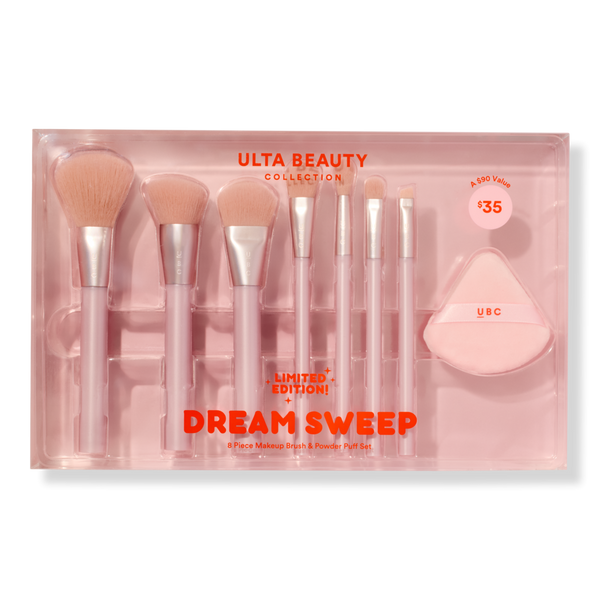 ULTA Beauty Collection Dream Sweep 8 Piece Makeup Brush and Powder Puff Set #1