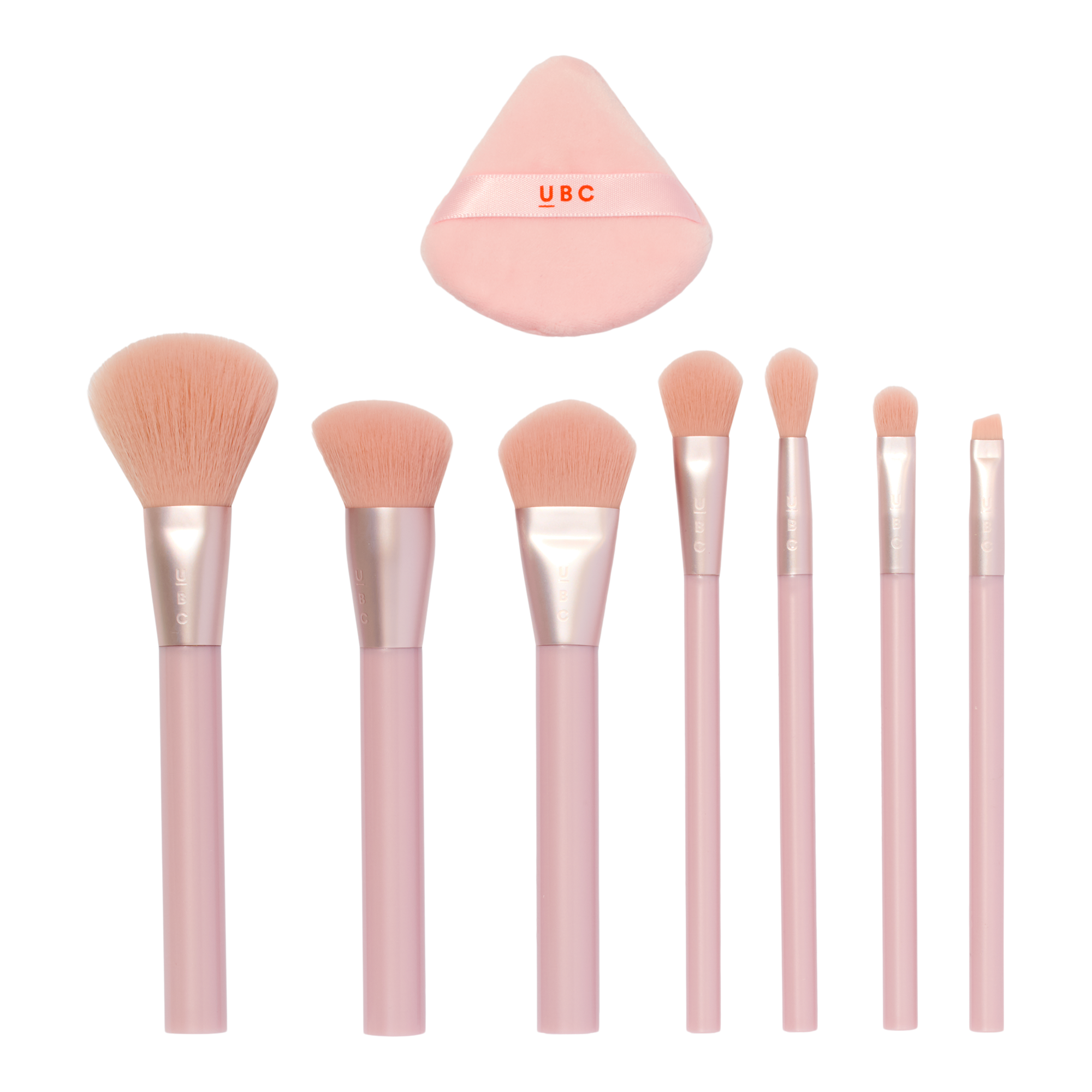 Dream Sweep 8 Piece Makeup Brush and Powder Puff Set - thumbnail 2