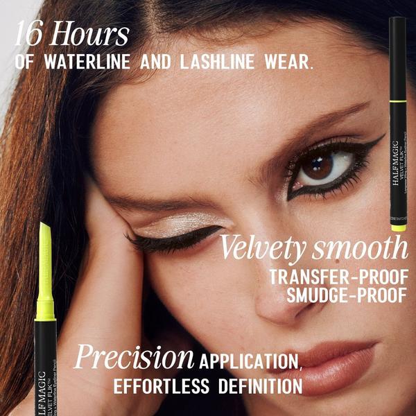 HALF MAGIC Velvet Flik Longwear Wing + Waterline Eyeliner Pencil #4