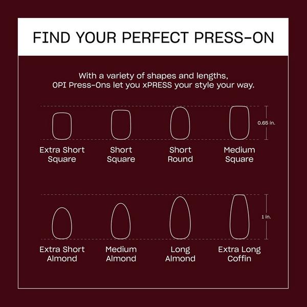 OPI xPRESS/ON Fall Press-On Nail Collection #7
