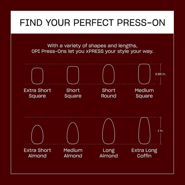 OPI xPRESS/ON Solid Color Press On Nails #7