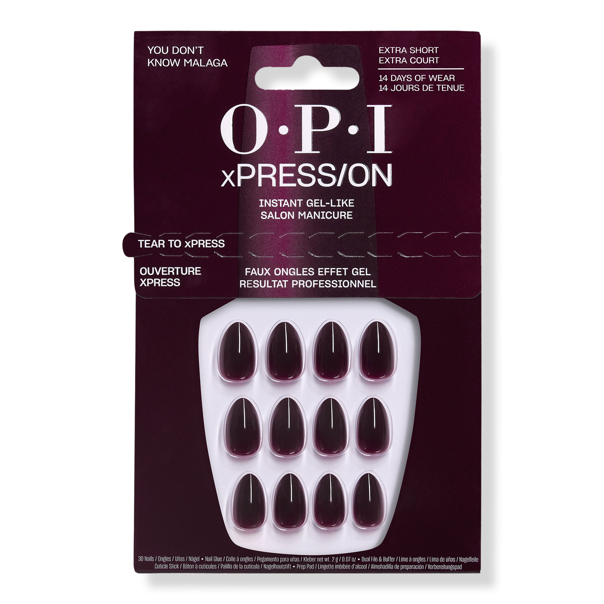 OPI xPRESS/ON Solid Color Press On Nails #1