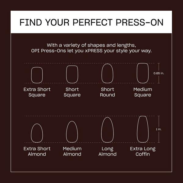OPI xPRESS/ON Fall Press-On Nail Collection #7
