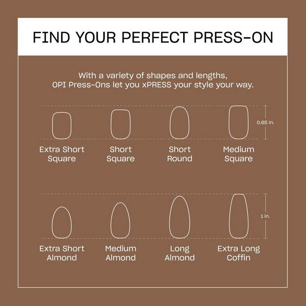 OPI xPRESS/ON Fall Press-On Nail Collection #7