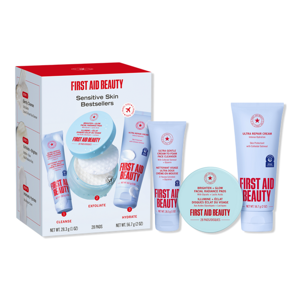 First Aid Beauty Sensitive Skin Bestsellers Travel Set #1